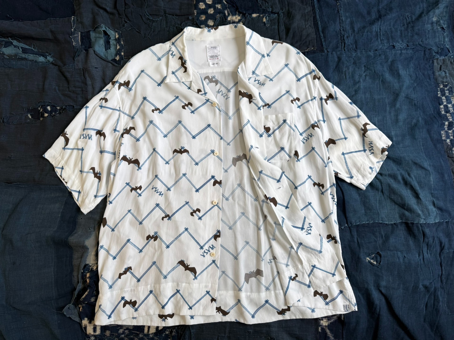 VISVIM 23SS COPA SHIRT S/S BATS bat short sleeve shirt - 4