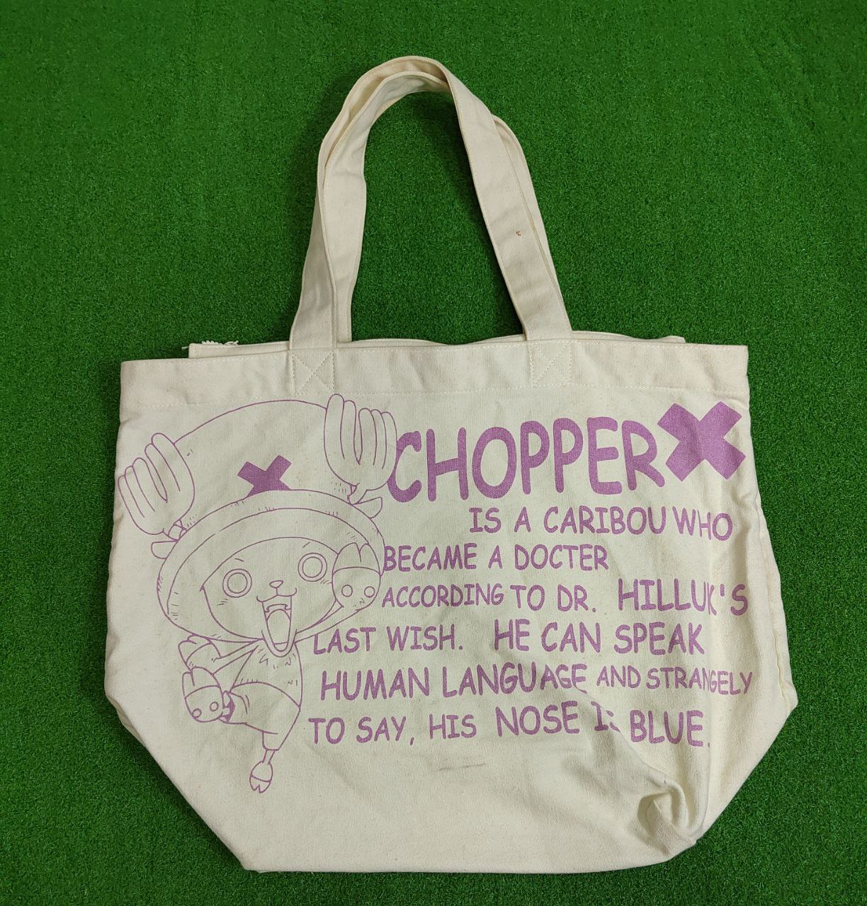 One Piece - One Piece X Tony Chopper Tote Bag White - 1