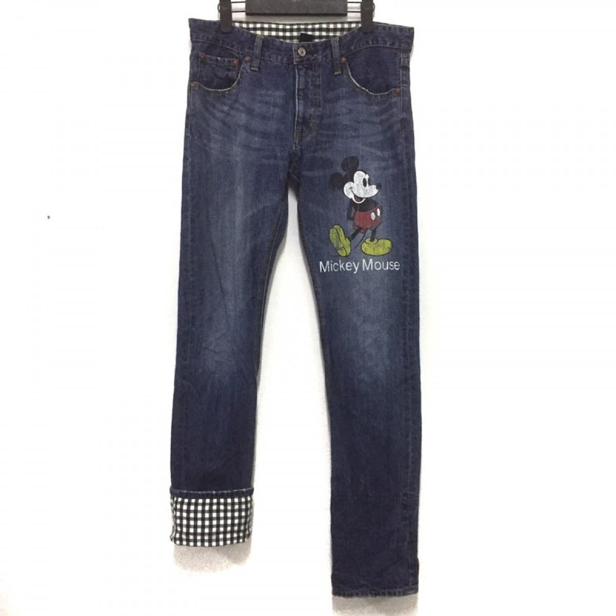 Mickey Mouse - Rare jeans mickey mouse print vintage style - 1