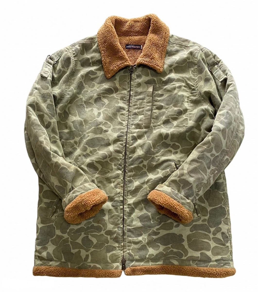 Camo - Kriff Mayer Camouflage Like Bape Sherpa Fleece Lined Jacket - 5