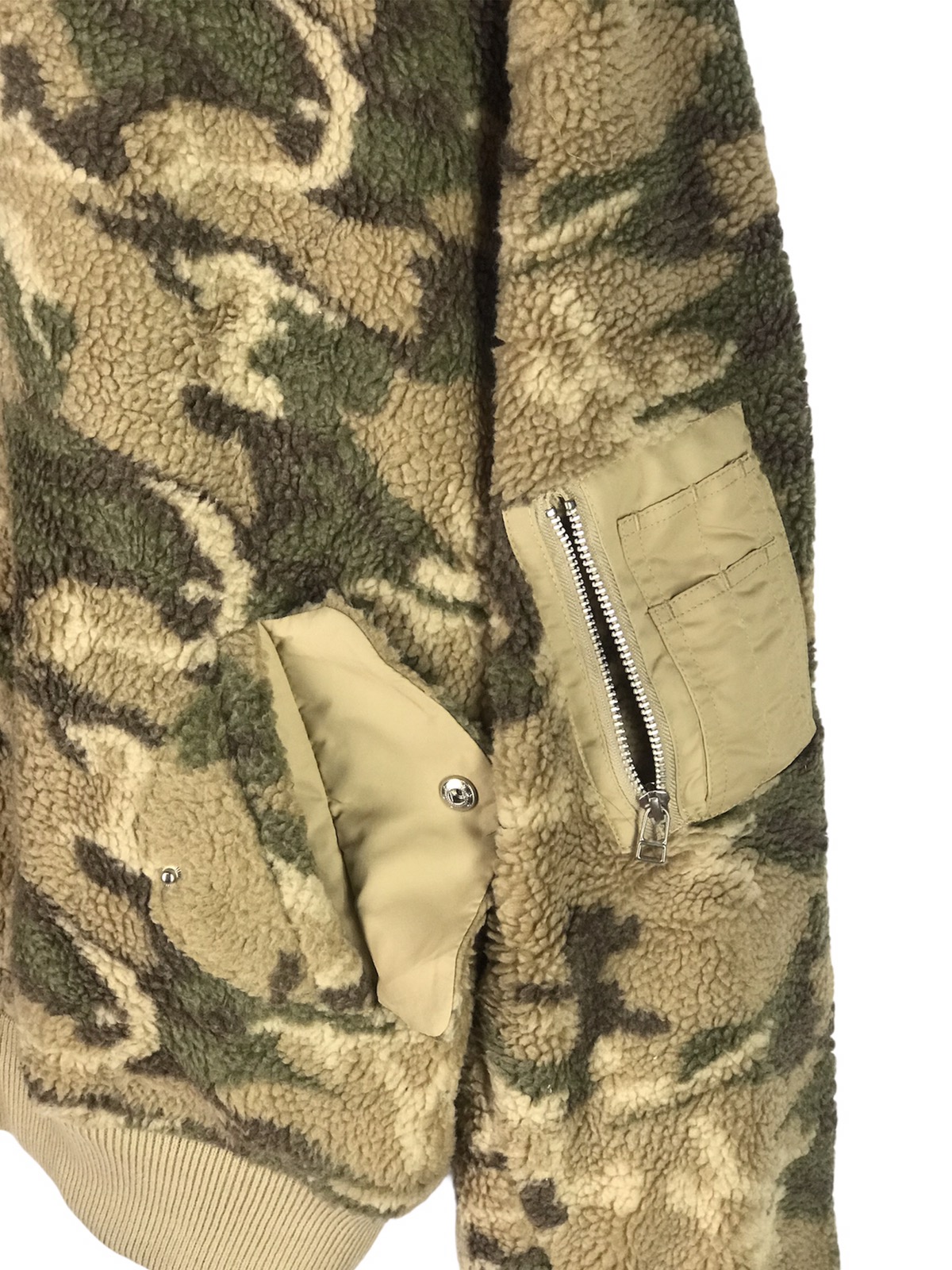 Japanese Brand - LAST CALL💥GYDA FLEECE ARMY CAMOUFLAGE BOMBER JACKET - 6