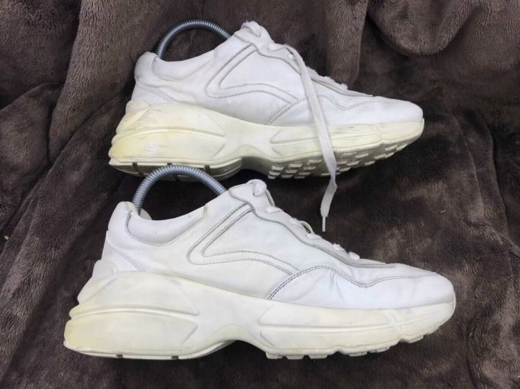 Rhyton distressed leather sneaker - 3