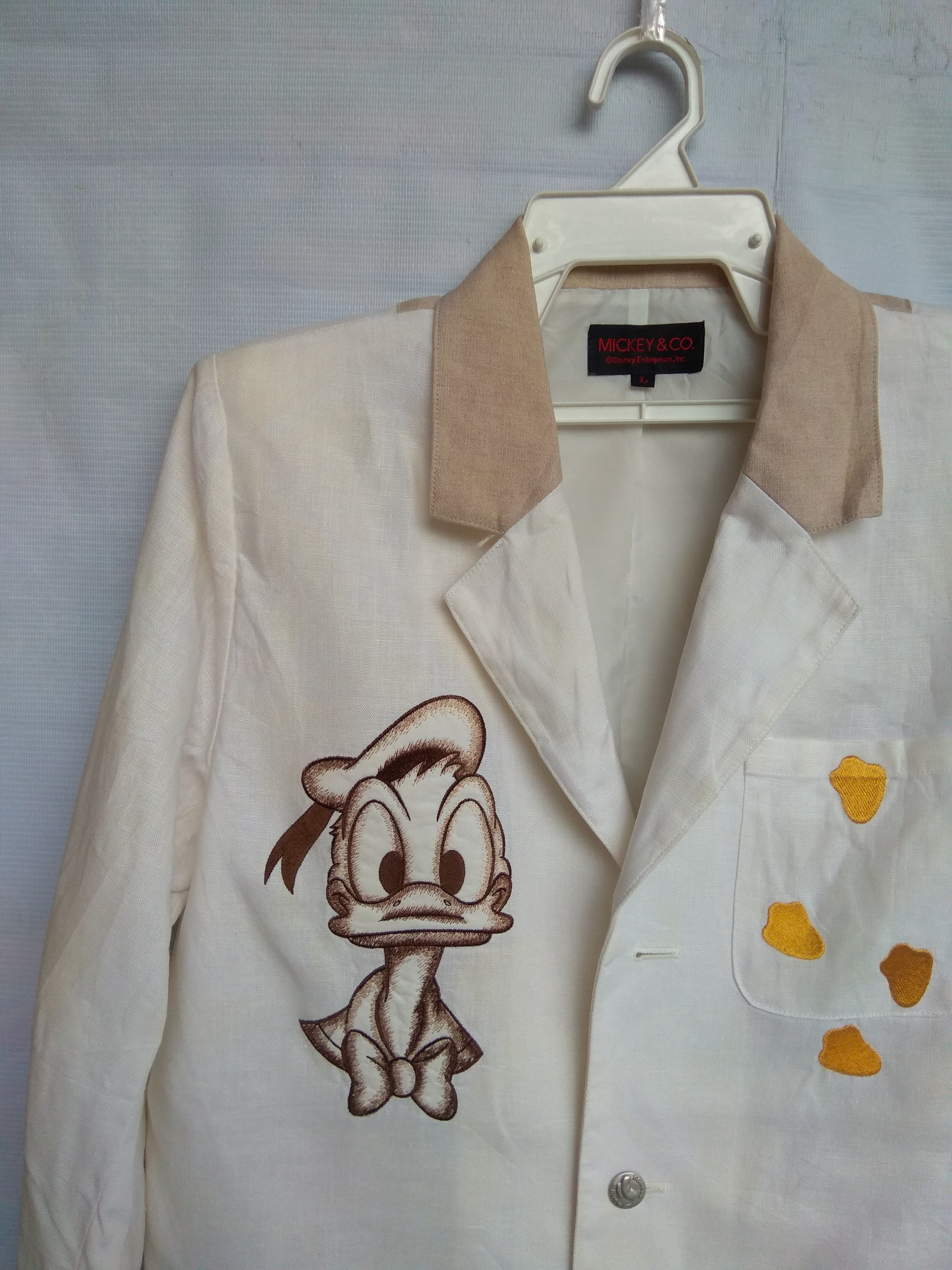 Mickey and co blazer, Donald Duck embroidery big logo's - 1