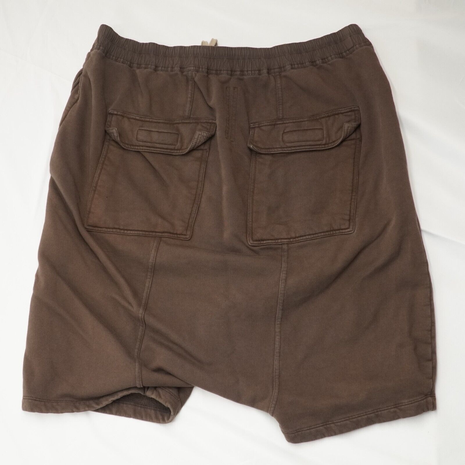 Rick Shorts Drop Crotch Cotton Macassar Brown Large - 14