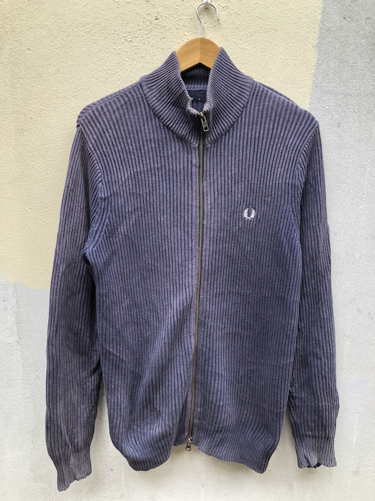 Vintage Fred Perry sun faded Zip up Sweater’s - 1