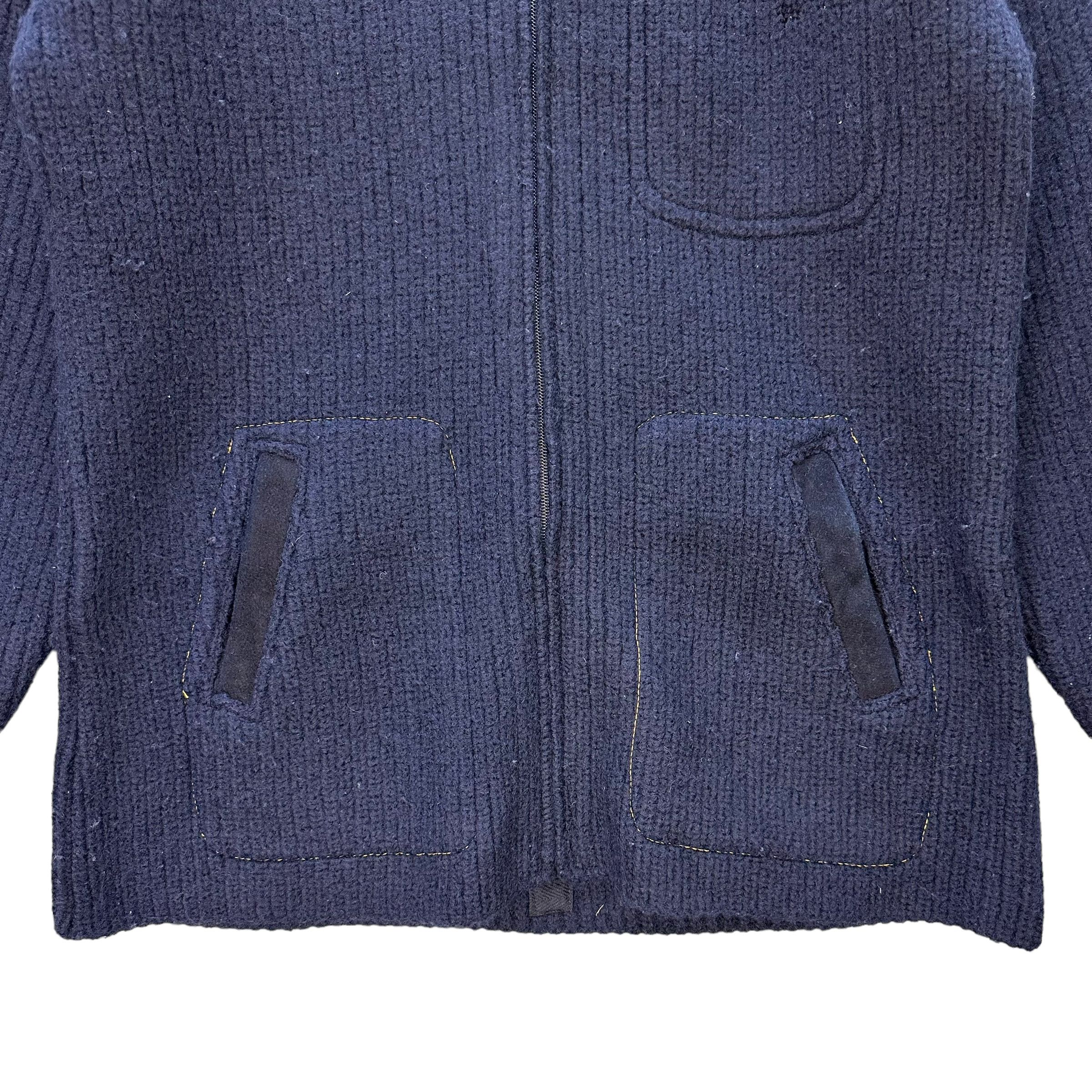 Vintage - BLUE BLUE Turtle Neck Wool Jacket #9138-61 - 3