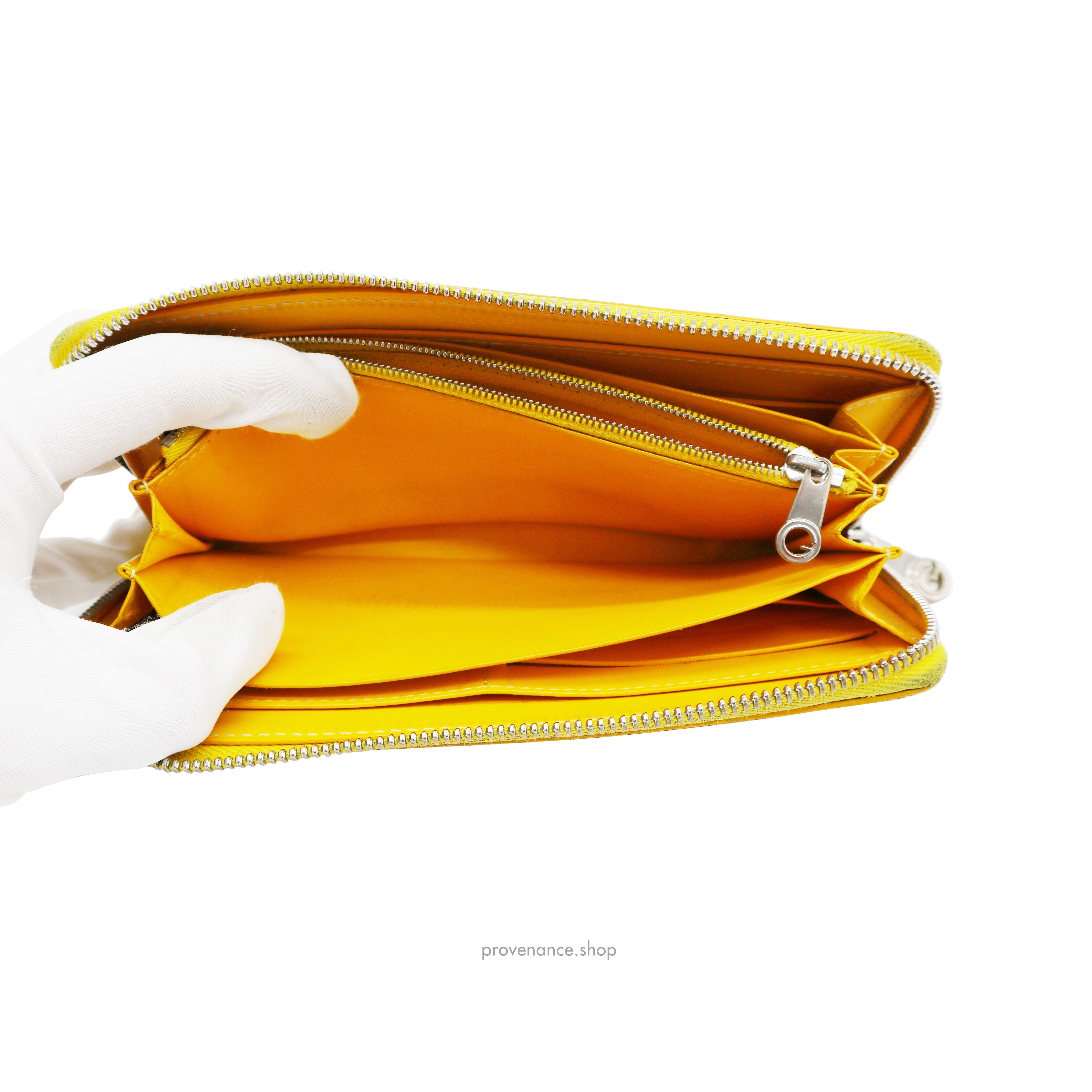 Goyard Matignon Zipped Wallet - Yellow Goyardine - 14