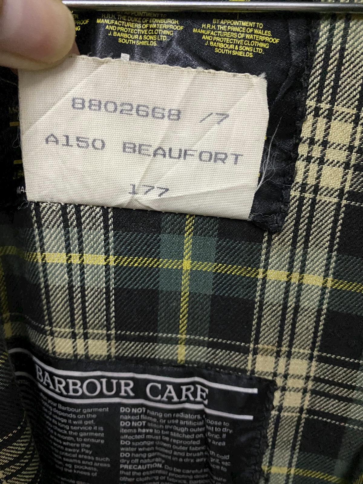 Vintage Barbour A150 Beaufort Wax Jacket Made in England - 11