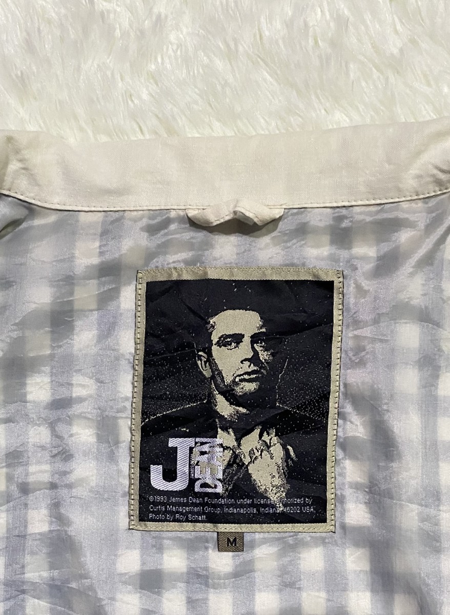 Vintage - Checkered James Dean Linen Cotton Zipper Jacket - 18