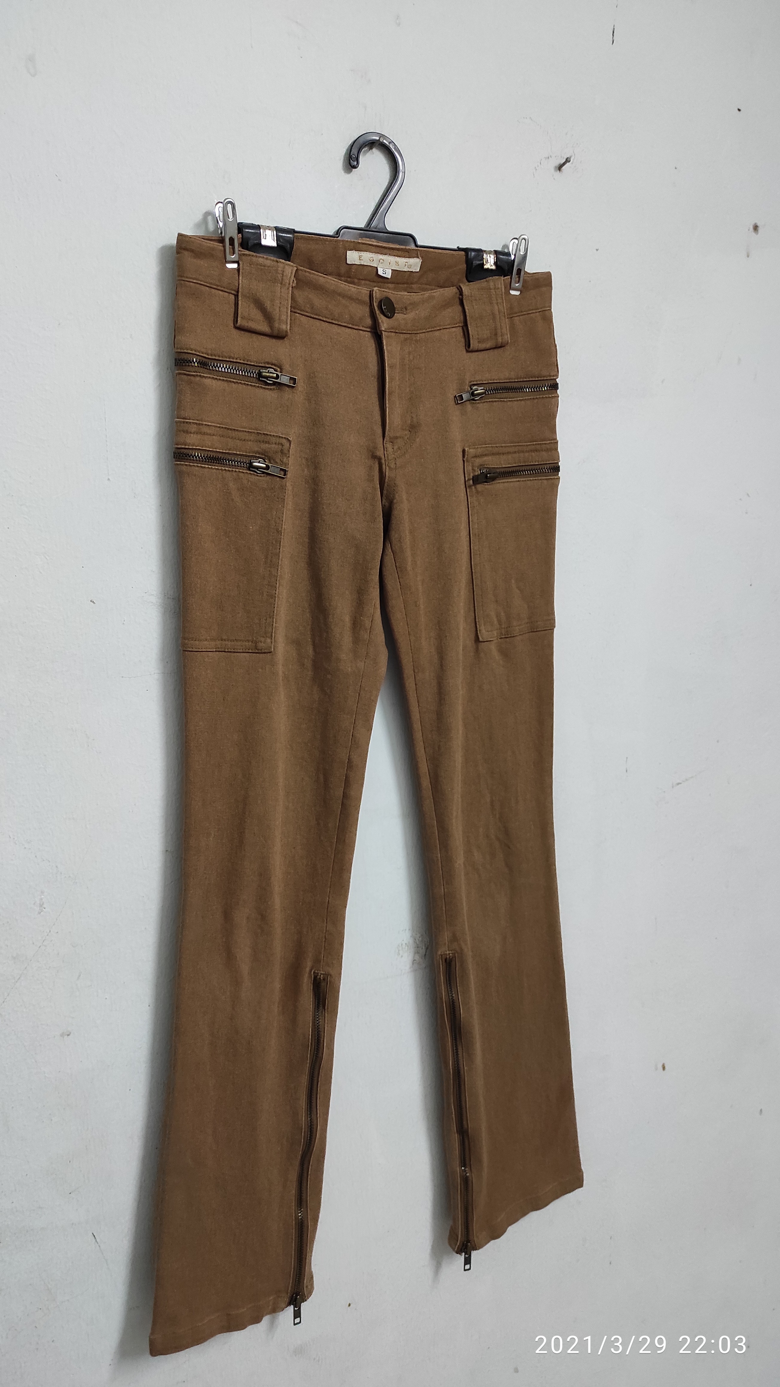Japanese Brand - Archive EGOIST Punkers zipper elastic skinny pants - 6