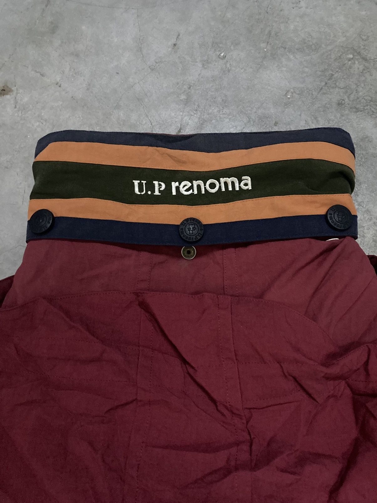 Vintage 90s U.P Renoma Block Color Hooded Jacket - 16