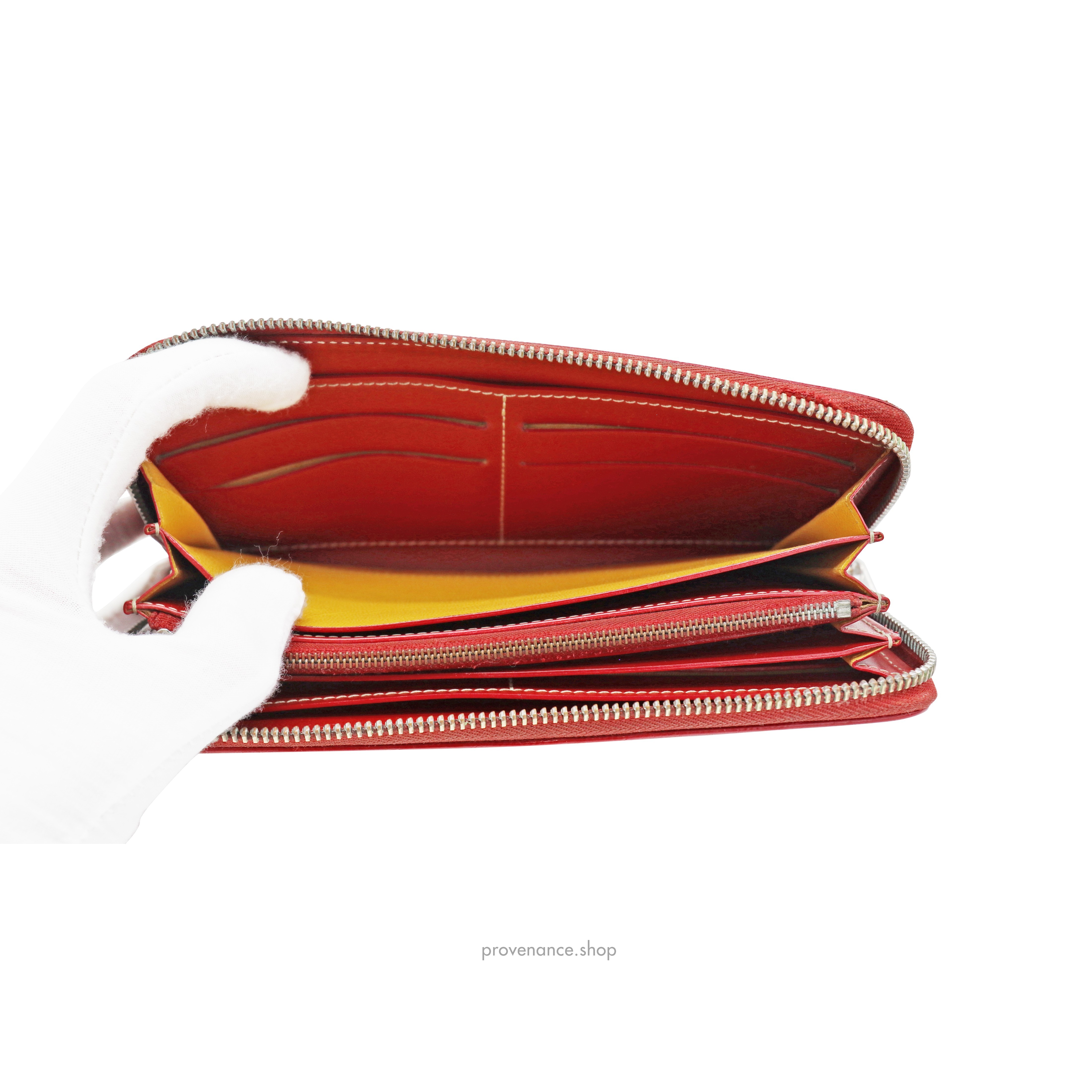 Matignon Long Wallet - Red Goyardine - 11