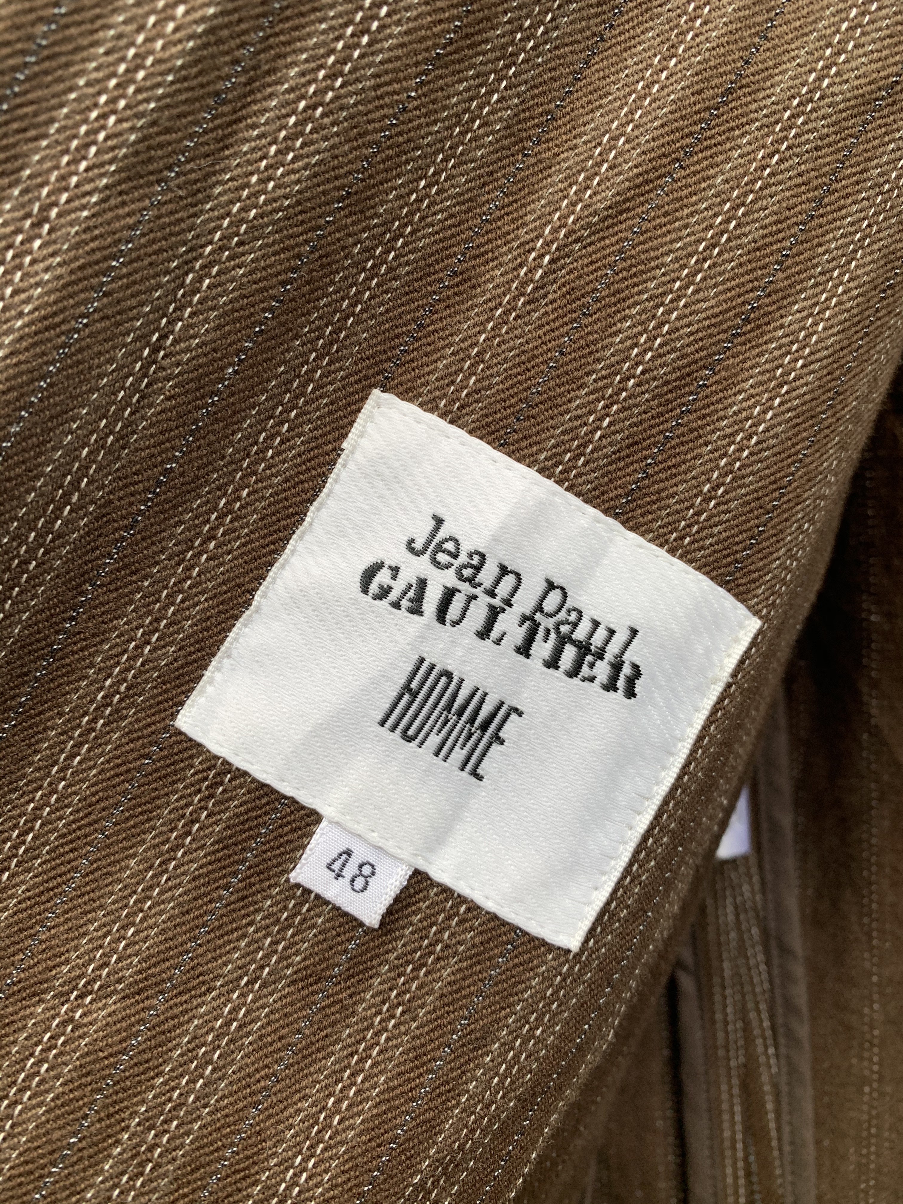 Vintage Jean Paul Gaultier Stripe Blazer - 5