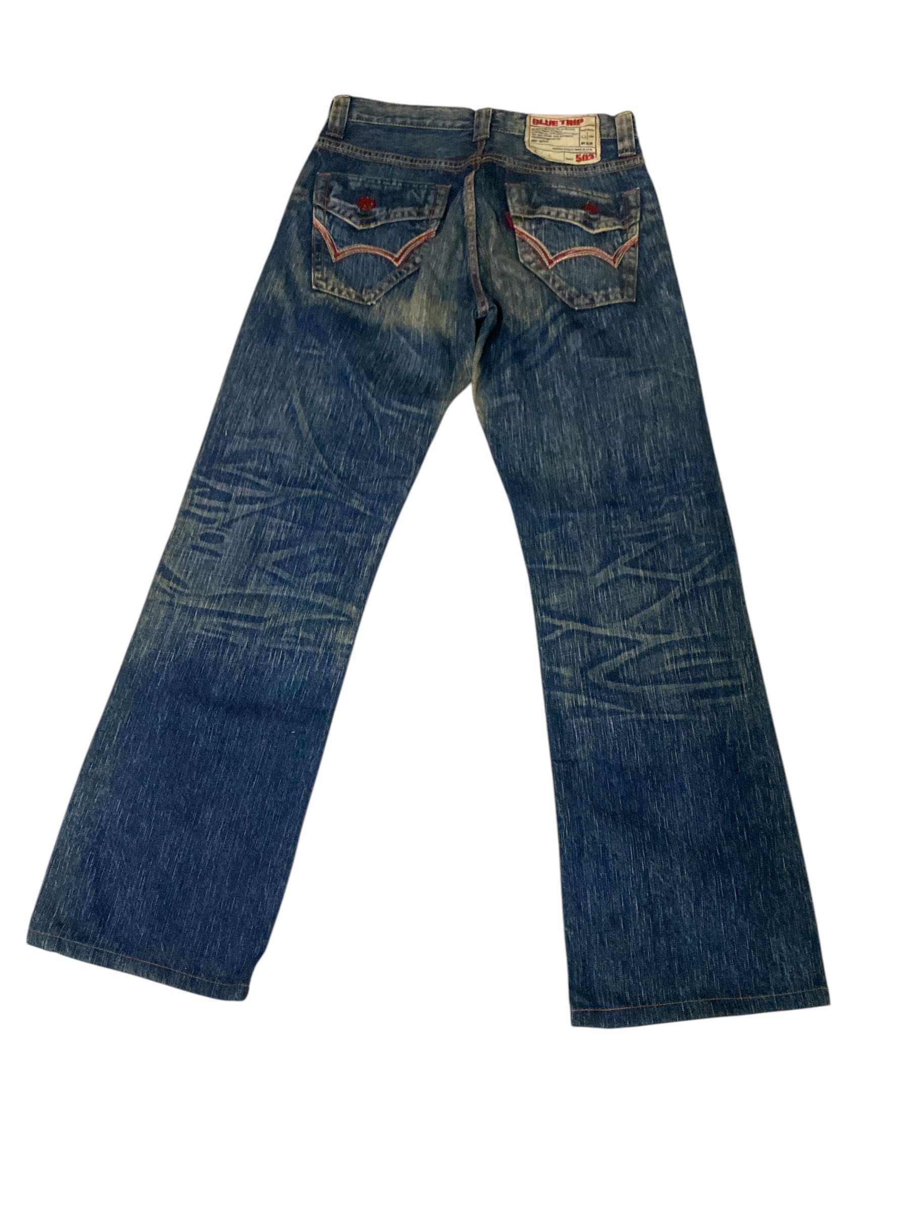 Flare Edwin Rare Design Faded Jeans Edwin 503 Blue Trip Blue Flare Jeans Clawmark - 2