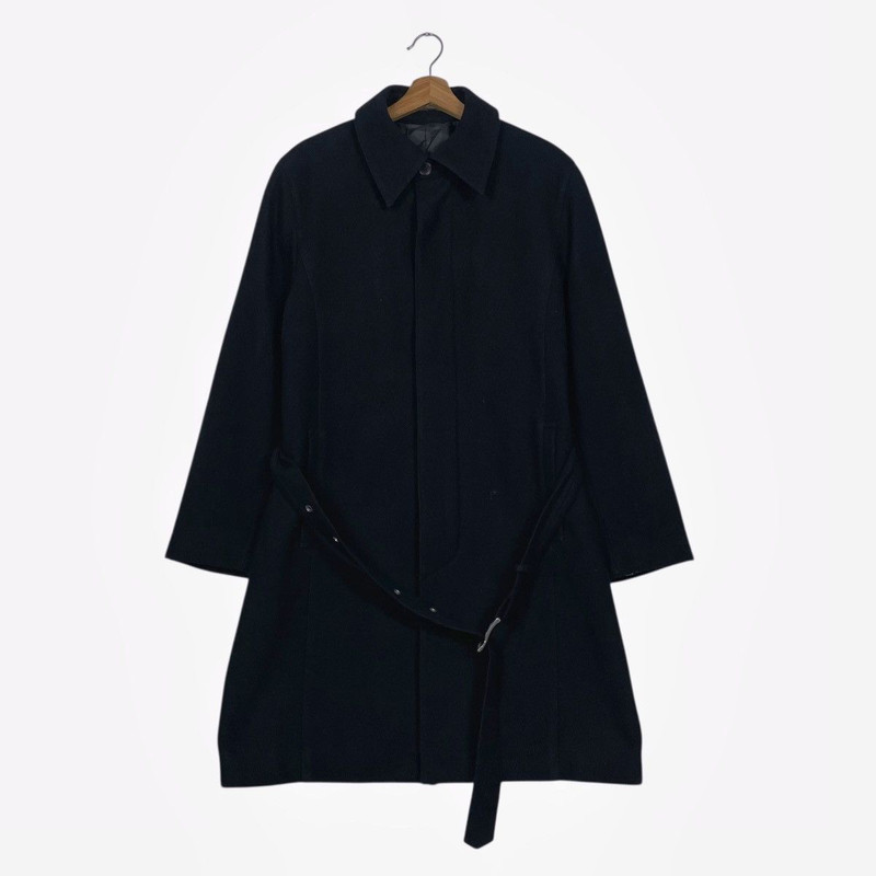 Gaultier Homme Object Wool Black Coat - 1