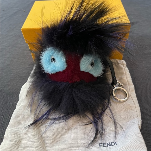 FENDI Monster “Fur Me” Bag Charm NWOT - 12