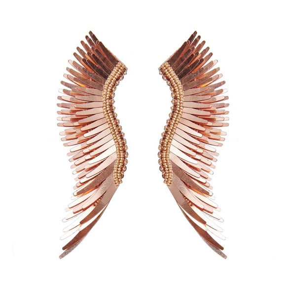 Mignonne Gavigan Madeline Pearly Wing Earring in Rose Gold - 1