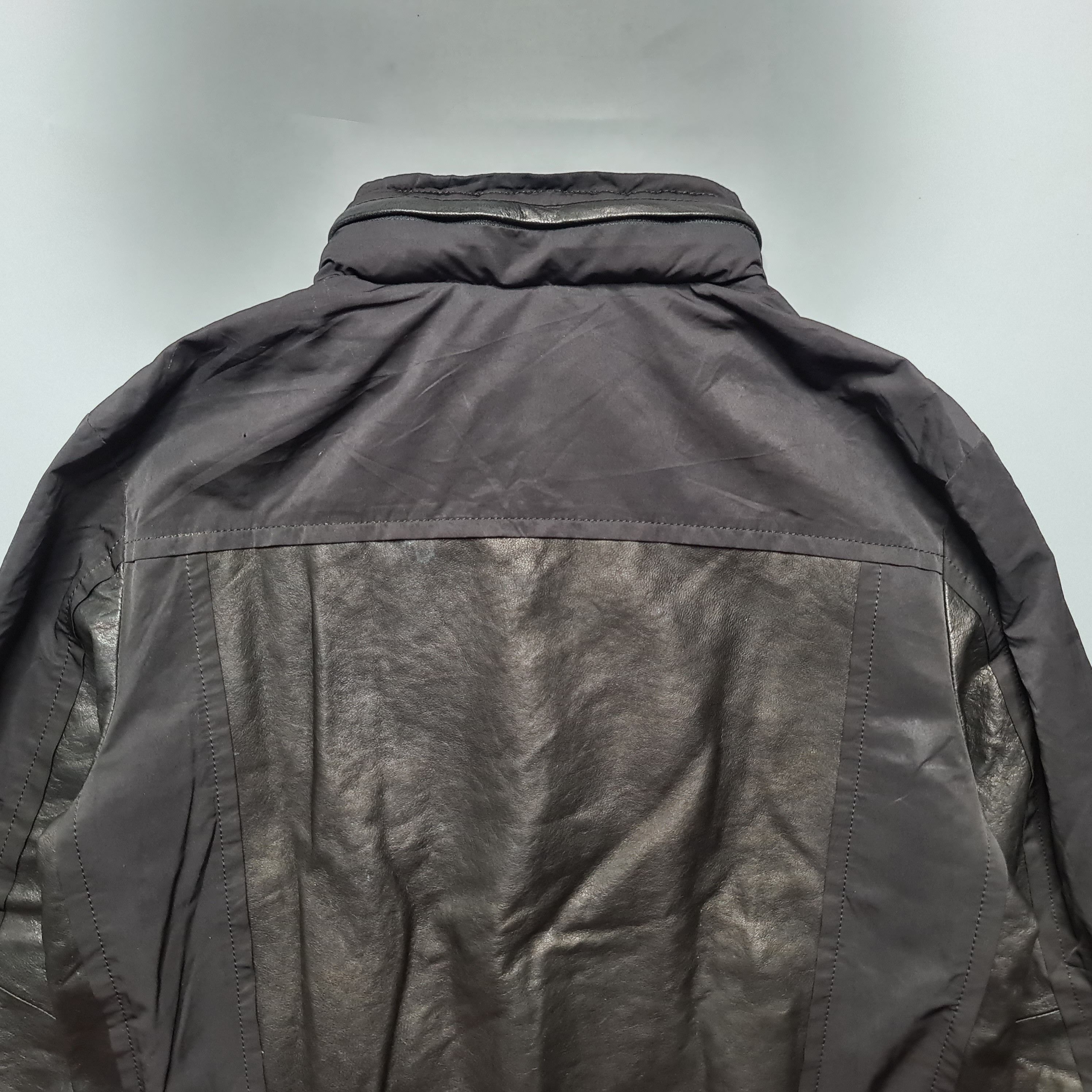 Bottega Veneta - Nylon Paneled Leather Jacket - 5