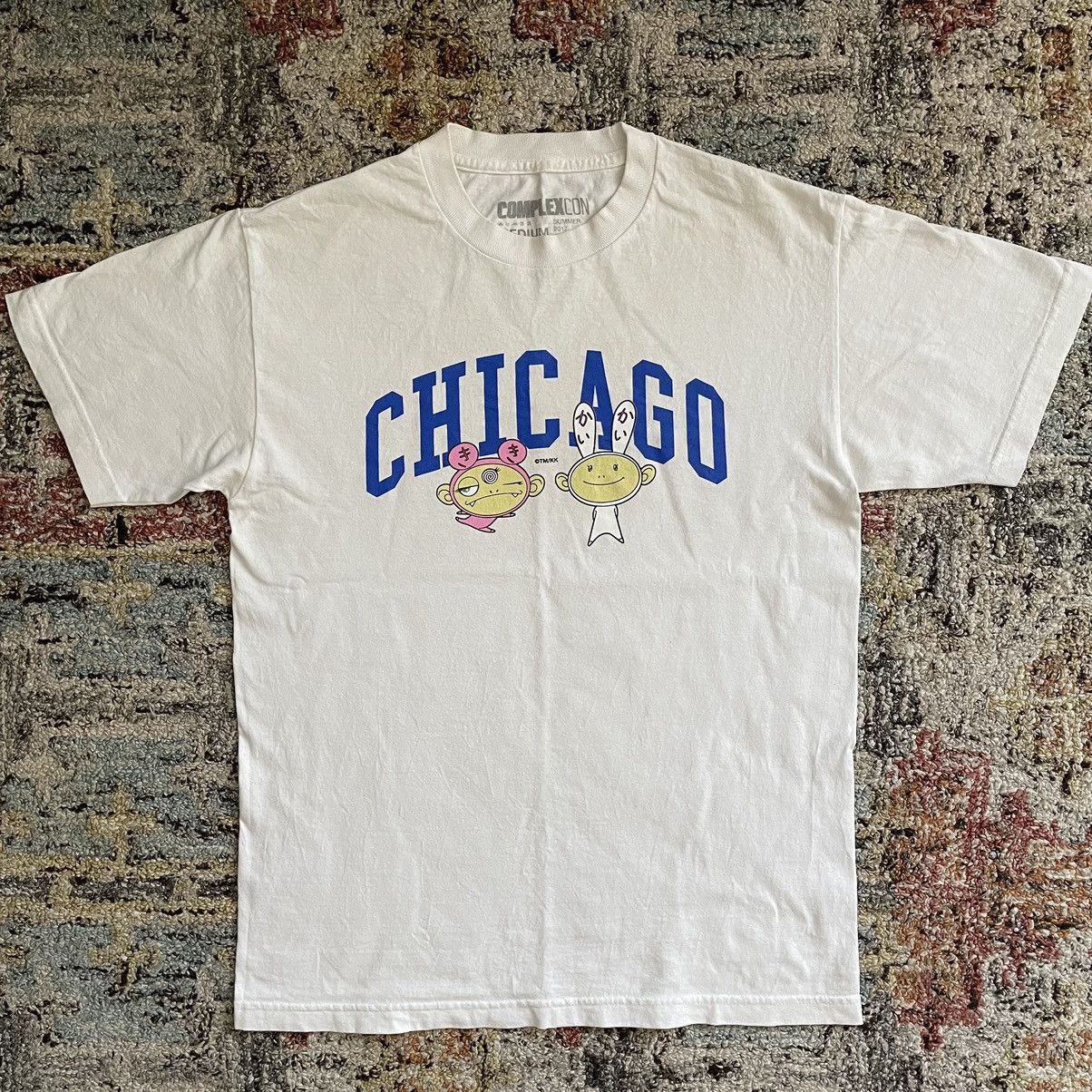 Takashi Murakami - Summer 2017 MCA Chicago “Friends” collegiate font tee - 1