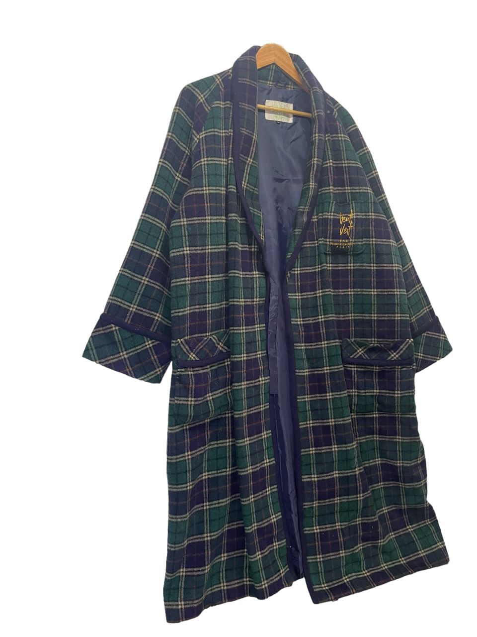 True Vintage🔥🔥Pierre Balmain Vent Vert Checkered Pyjamas - 4