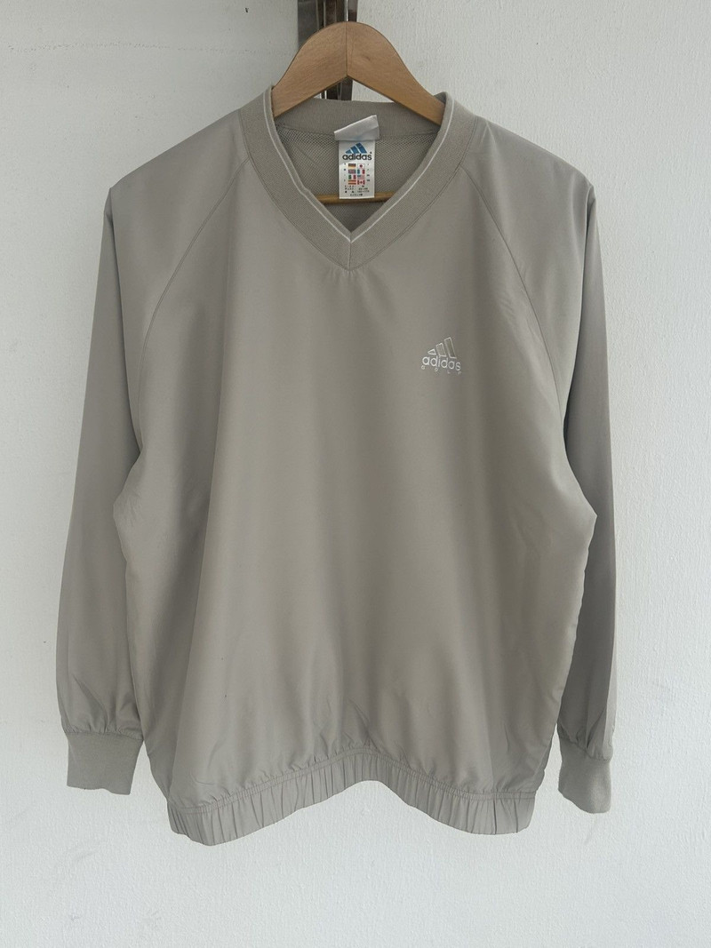 Adidas Vintage 90s Beige Sweatshirt - 1