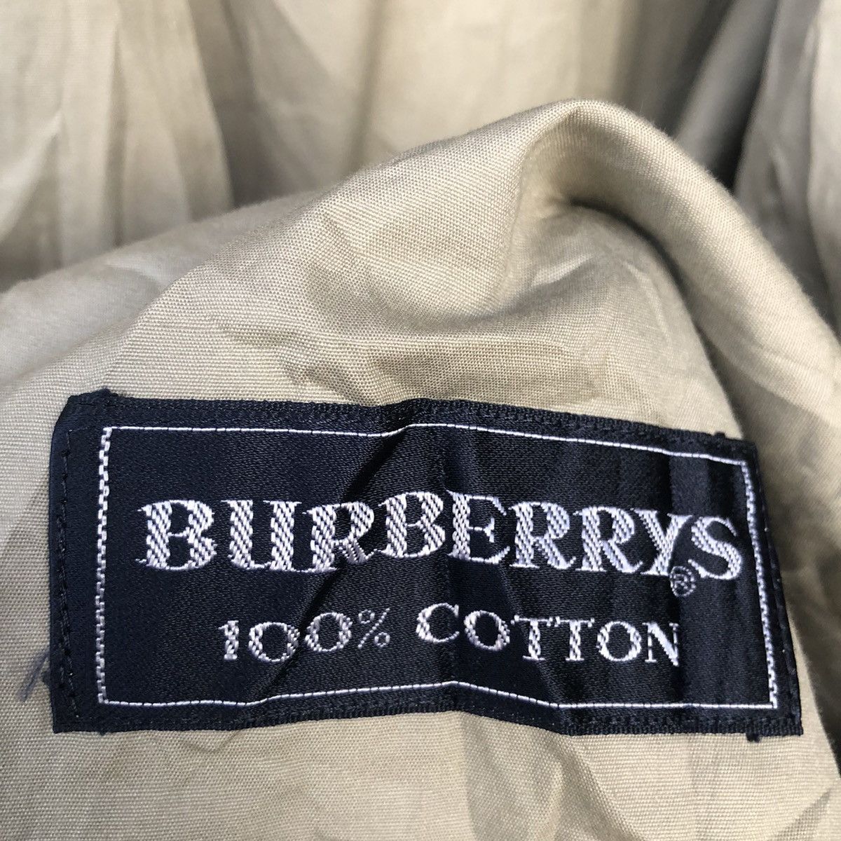 Vintage Burberry 100% Cotton Long Coat Jacket - 6