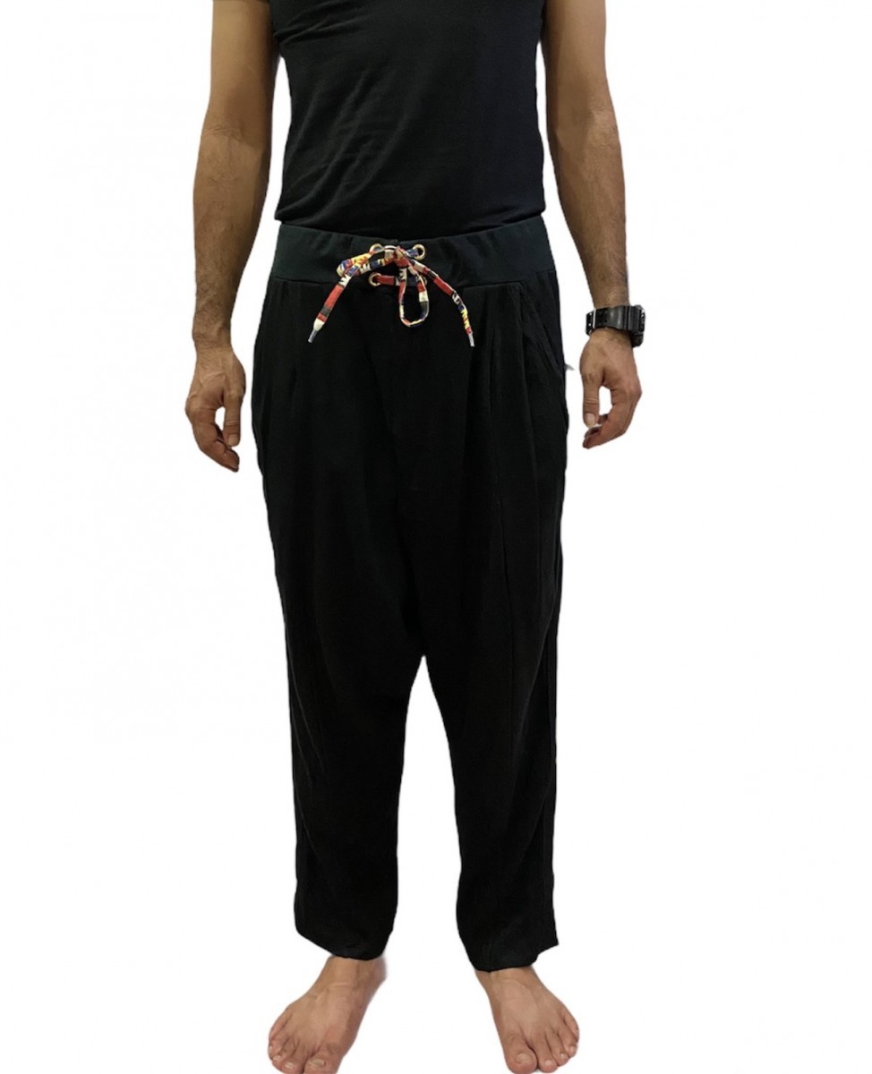 Issey Miyake - Rayon Drop Crotch Pants - 6