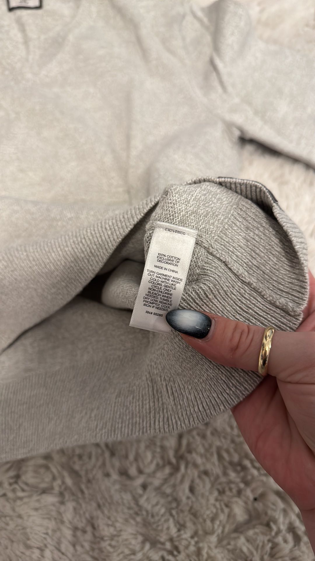 Light Grey Sweater - Turtleneck Sweater - A Line Sweater - $14 | US