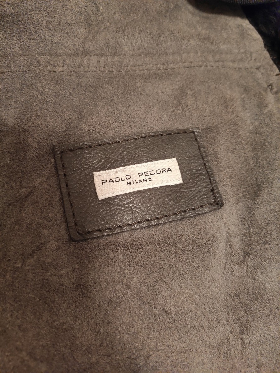 Paolo Pecora - Shearling parka in khaki.Like Saint Laurent or Gucci - 5
