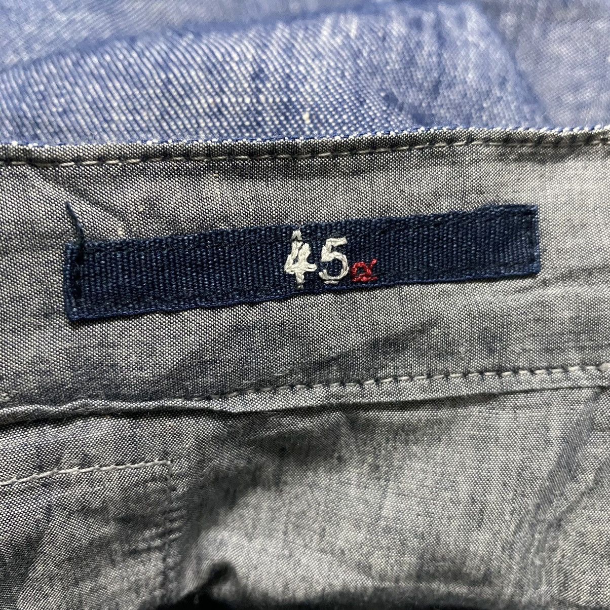 45rpm Denim Baggy Pants Buckle Back - 18