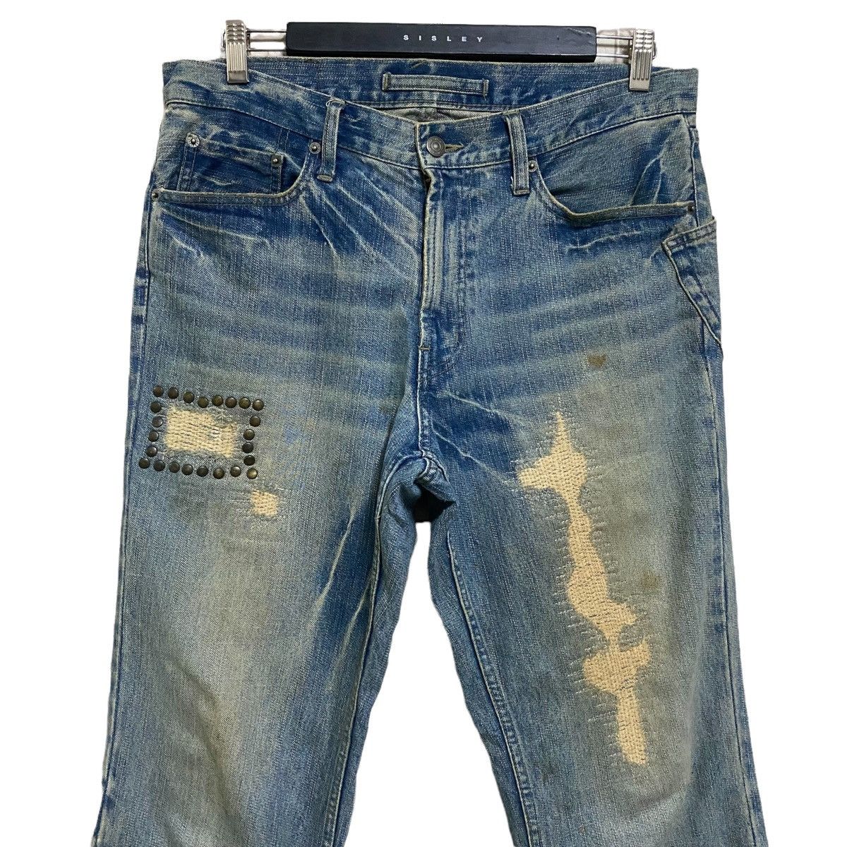 Japanese Brand - PPFM Archive Denim Distressed Jeans - 3