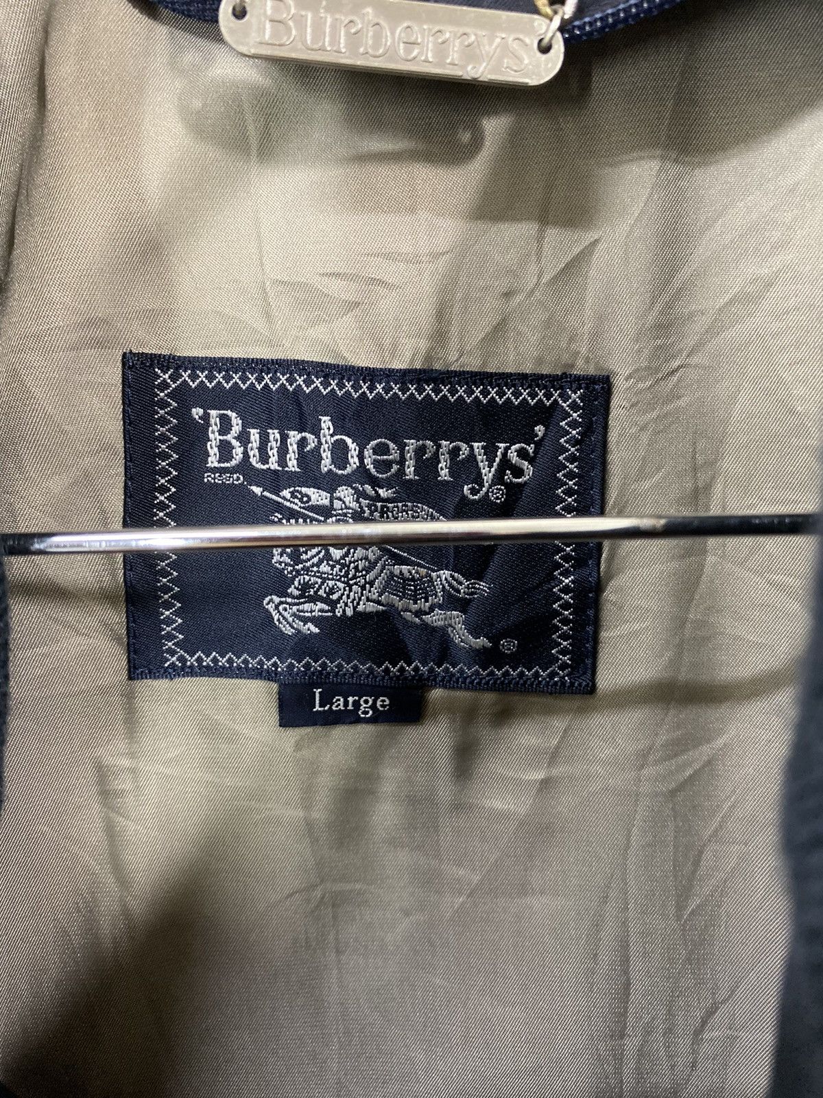 Vintage Burberry Wool Collar Design Light Jacket Design - 3