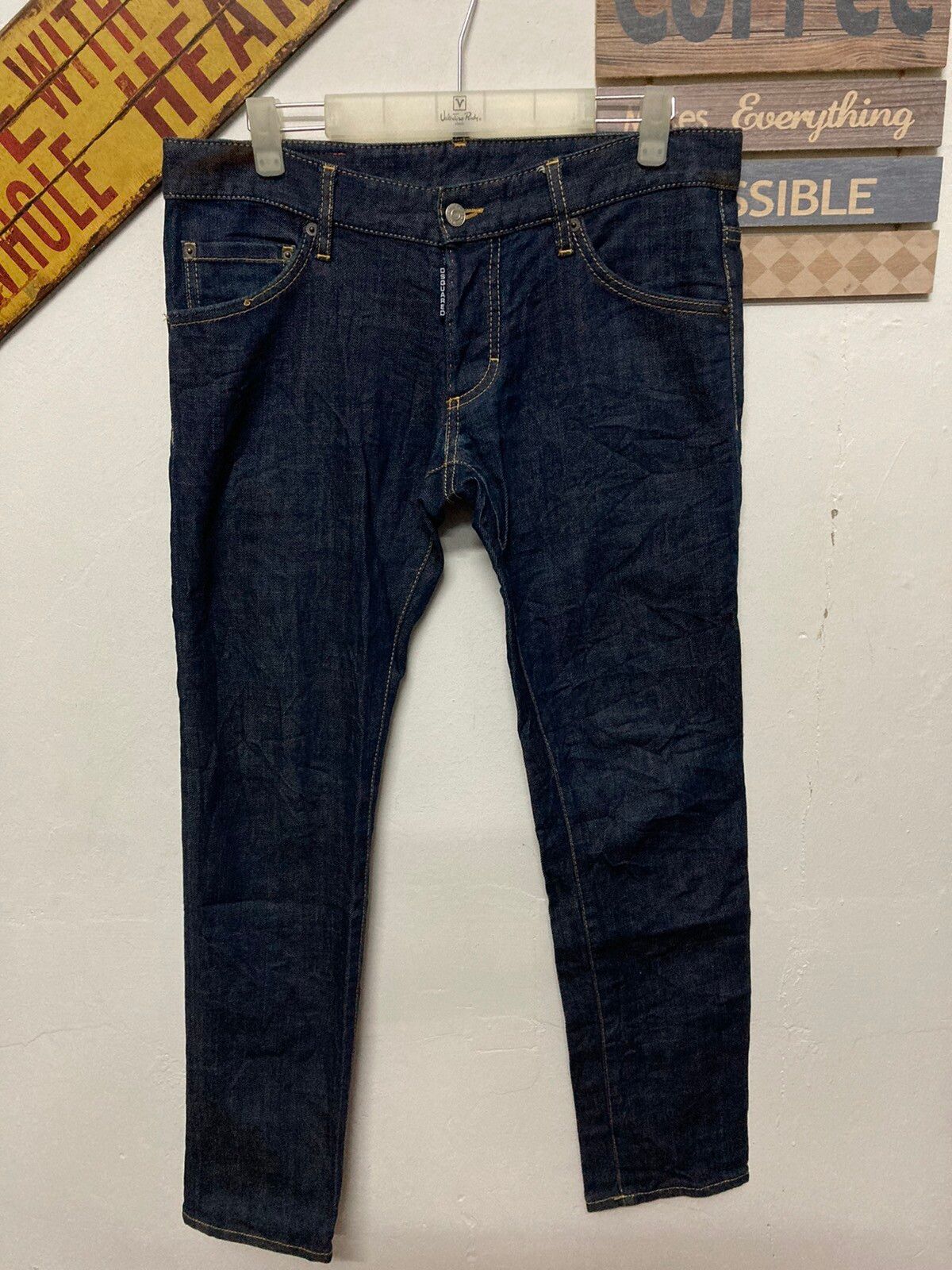 Dsquared2 Straight Cut Denim Jeans - 1