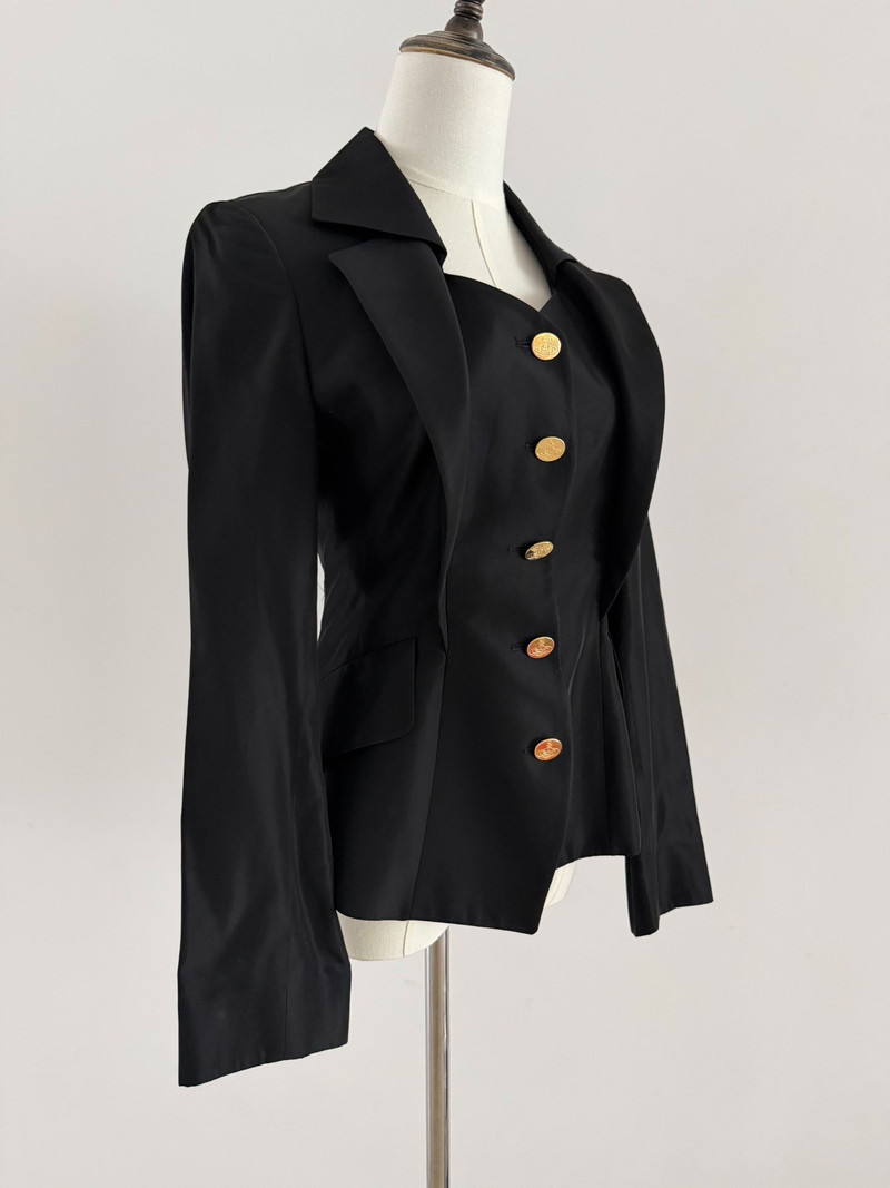 Vivienne Westwood Gold Label Cotton Nylon Stretch Jacket - 1