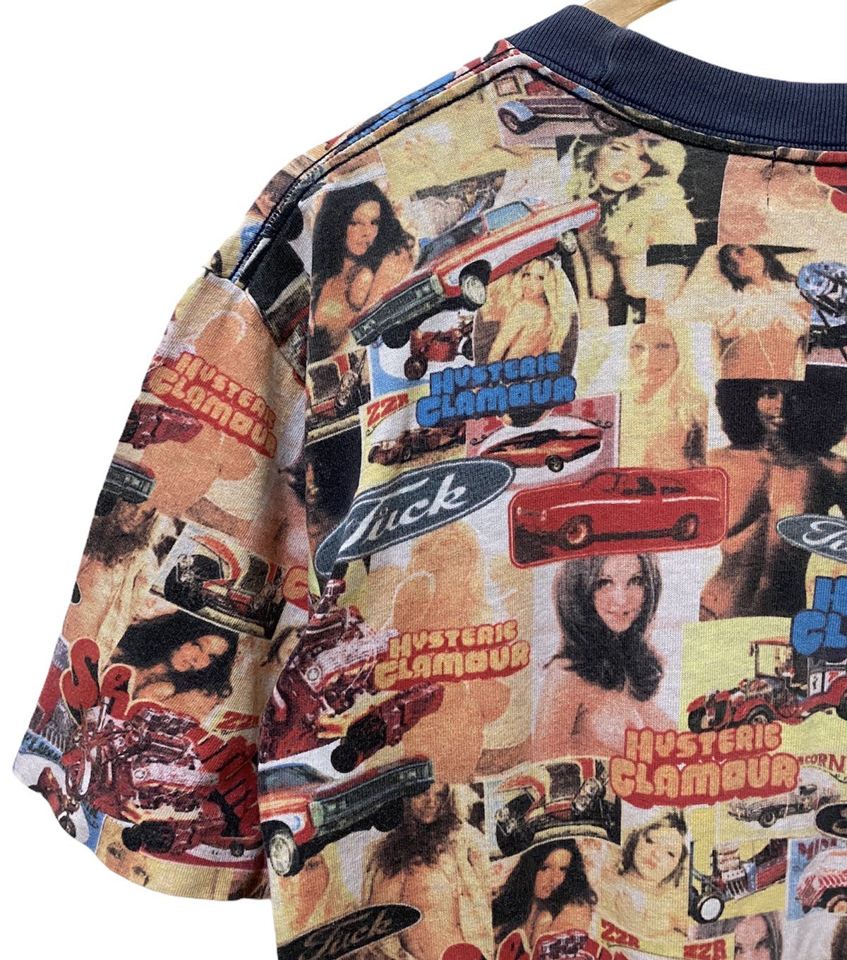 VINTAGE HYSTERIC GLAMOUR PORN STAR FULL PRINT TEE / SHIRT