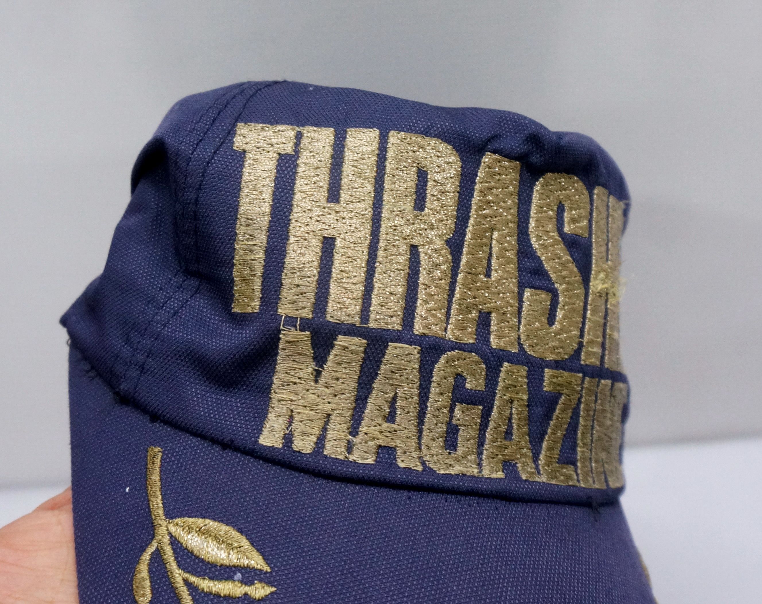 Rare Thrasher Magazine Gold Embroidery Cap - 4