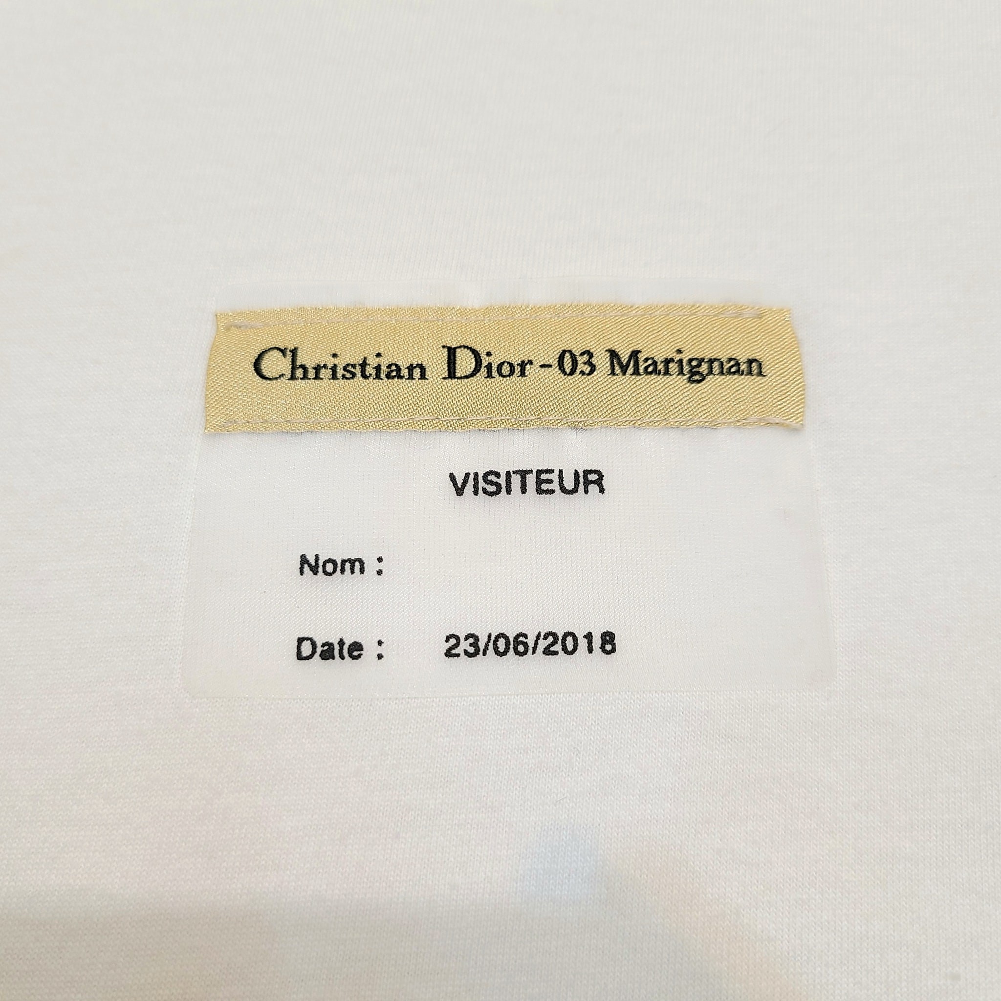 SS 18 Limited 'Visiteur' T-shirt by Kris Van Assche - 5