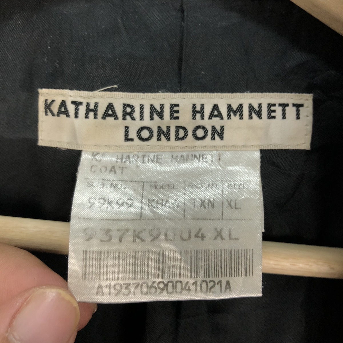 Katharine Hamnett London - RARE MINK FUR HOODIE WOOL JACKET KATHARINE HAMNETT LONDON - 14