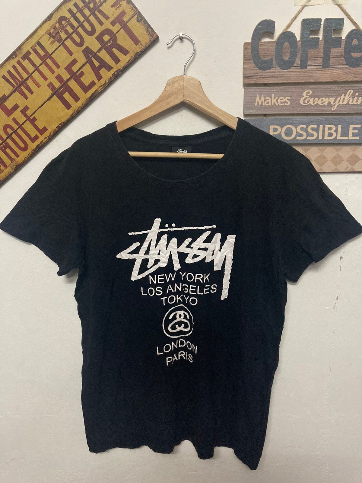 Stussy Tour Shirt For Women in XL size - 1