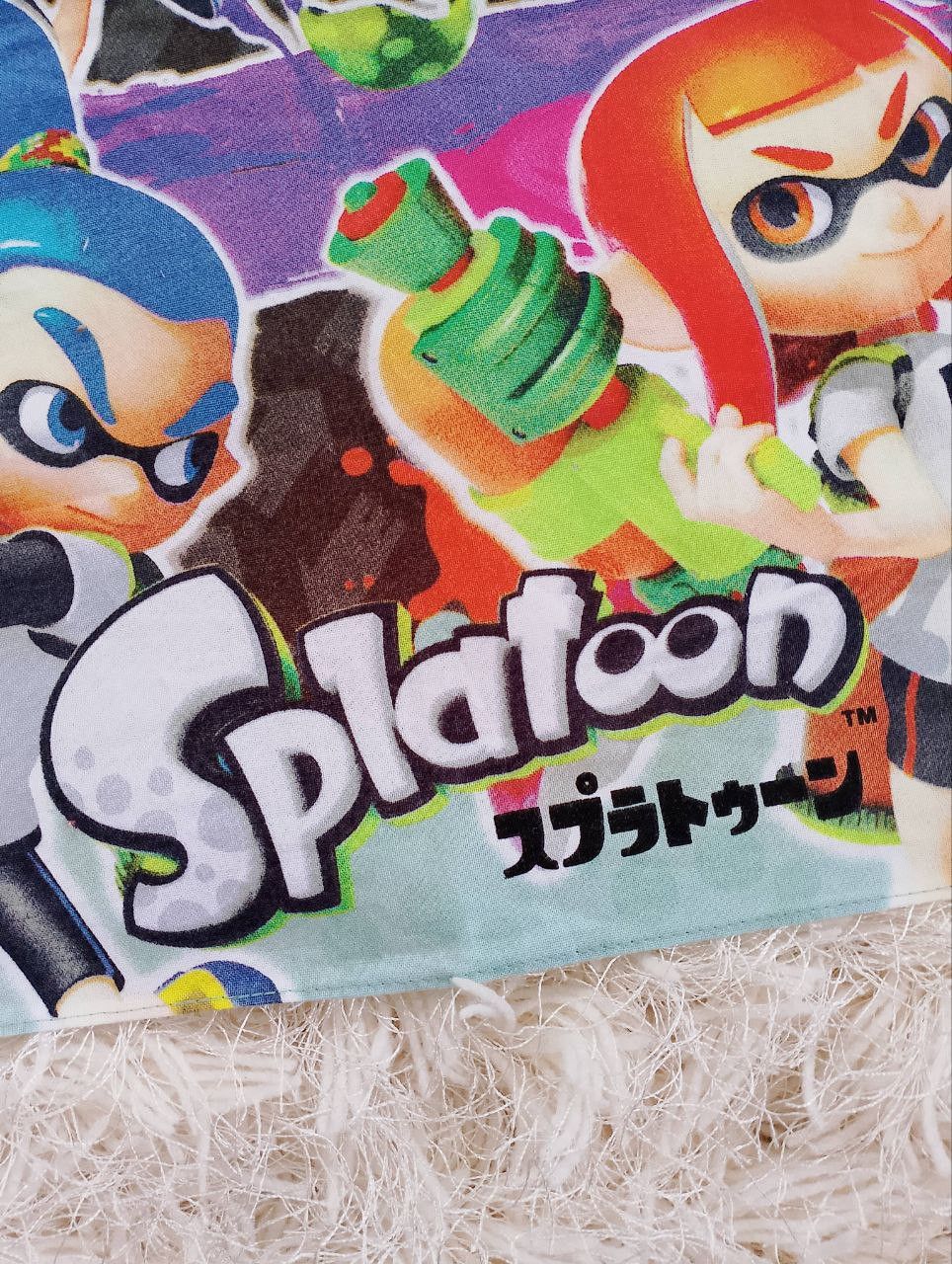 Japanese Brand - 2015 Splatoon by Nintendo Handkerchief Bandana - 7