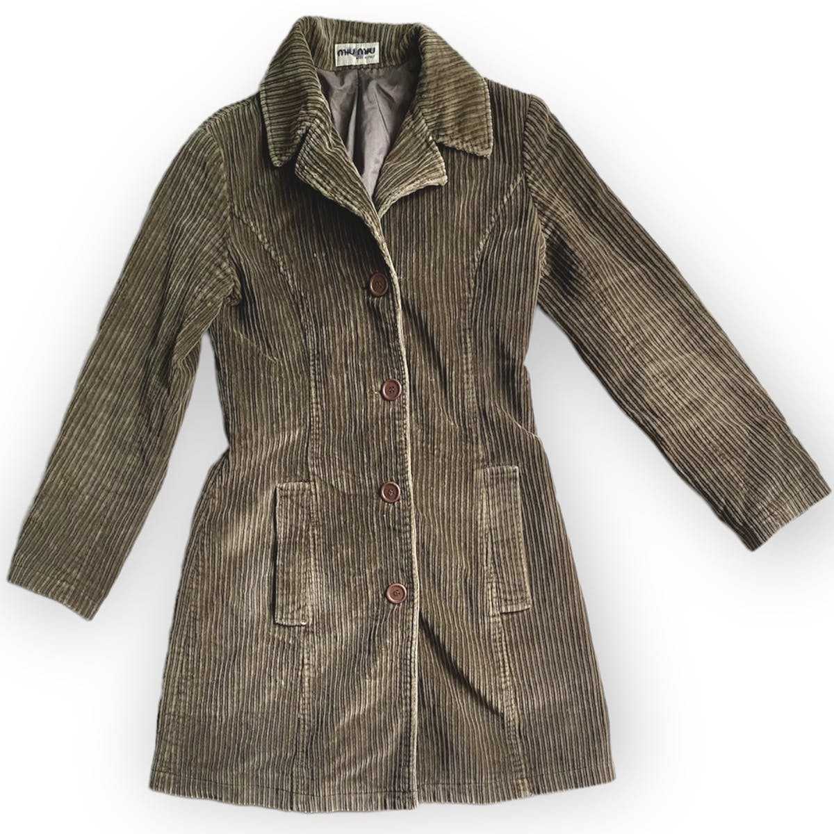 Vintage Miu Miu Corduroy Coat - 1