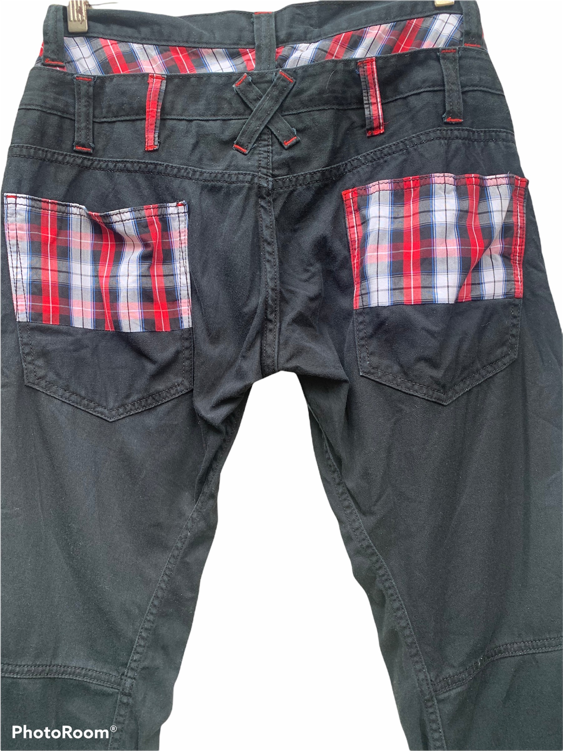 Vintage - Vintage Japanese Jack Serika Check Pocket Double Waist Pant - 3