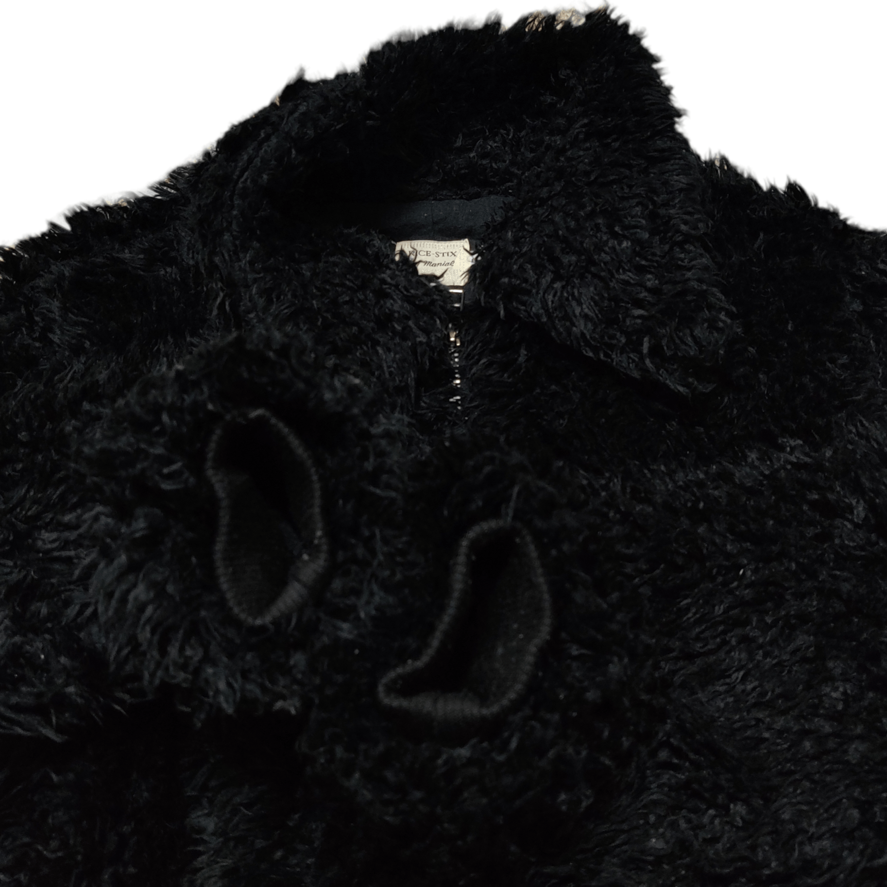 Archival Clothing - Vintage Japanese Brand Rice-Stix by Manial Fur Zip Up - 8