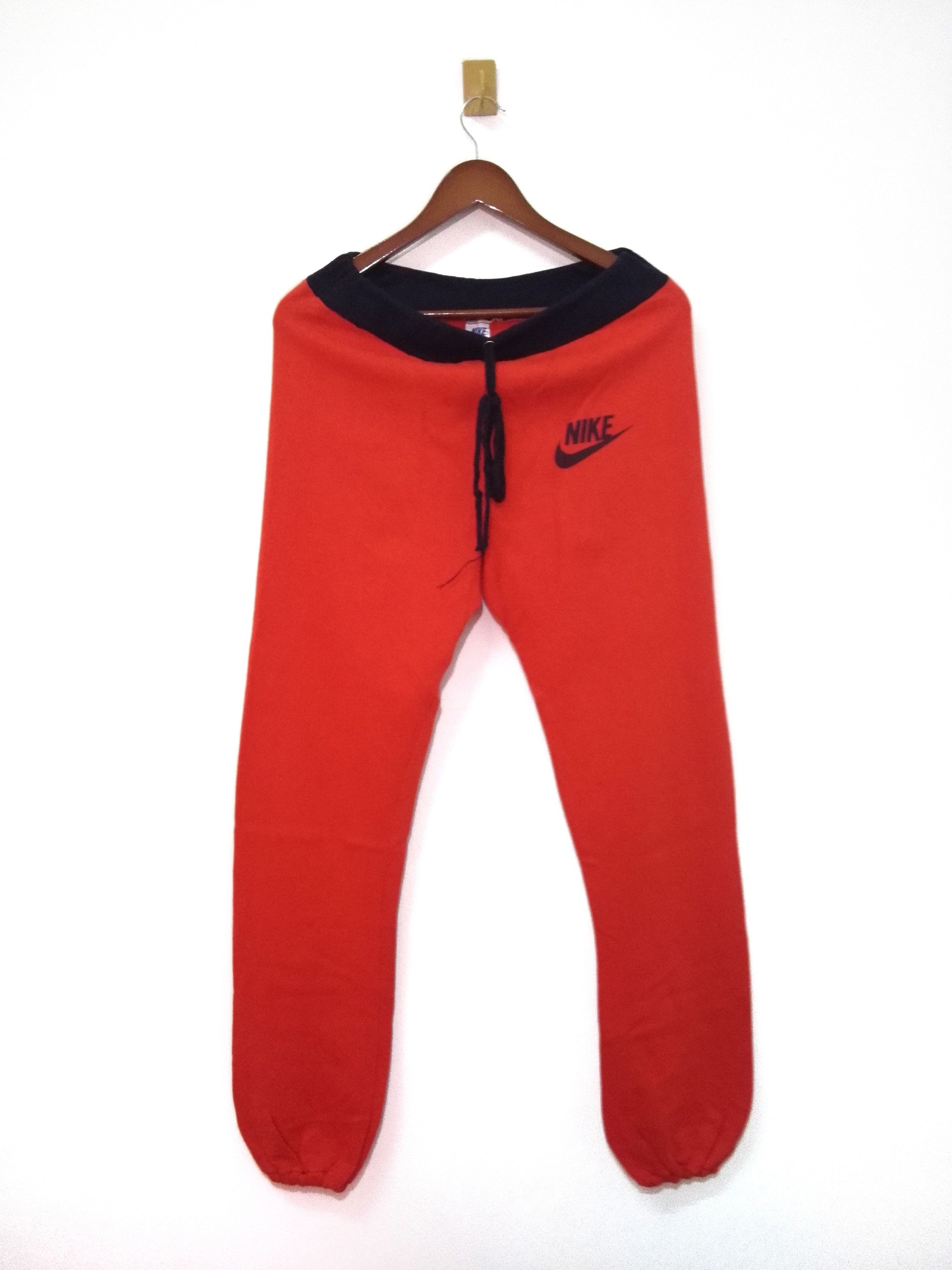 Rare Vintage 80s Nike Jogger Pant Orange Tag Made In Usa 4 - 1