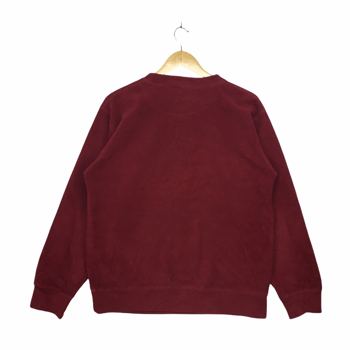 Vtg CONVERSE USA Jack Purcell Red Fleece Sweatshirt Sweater - 5