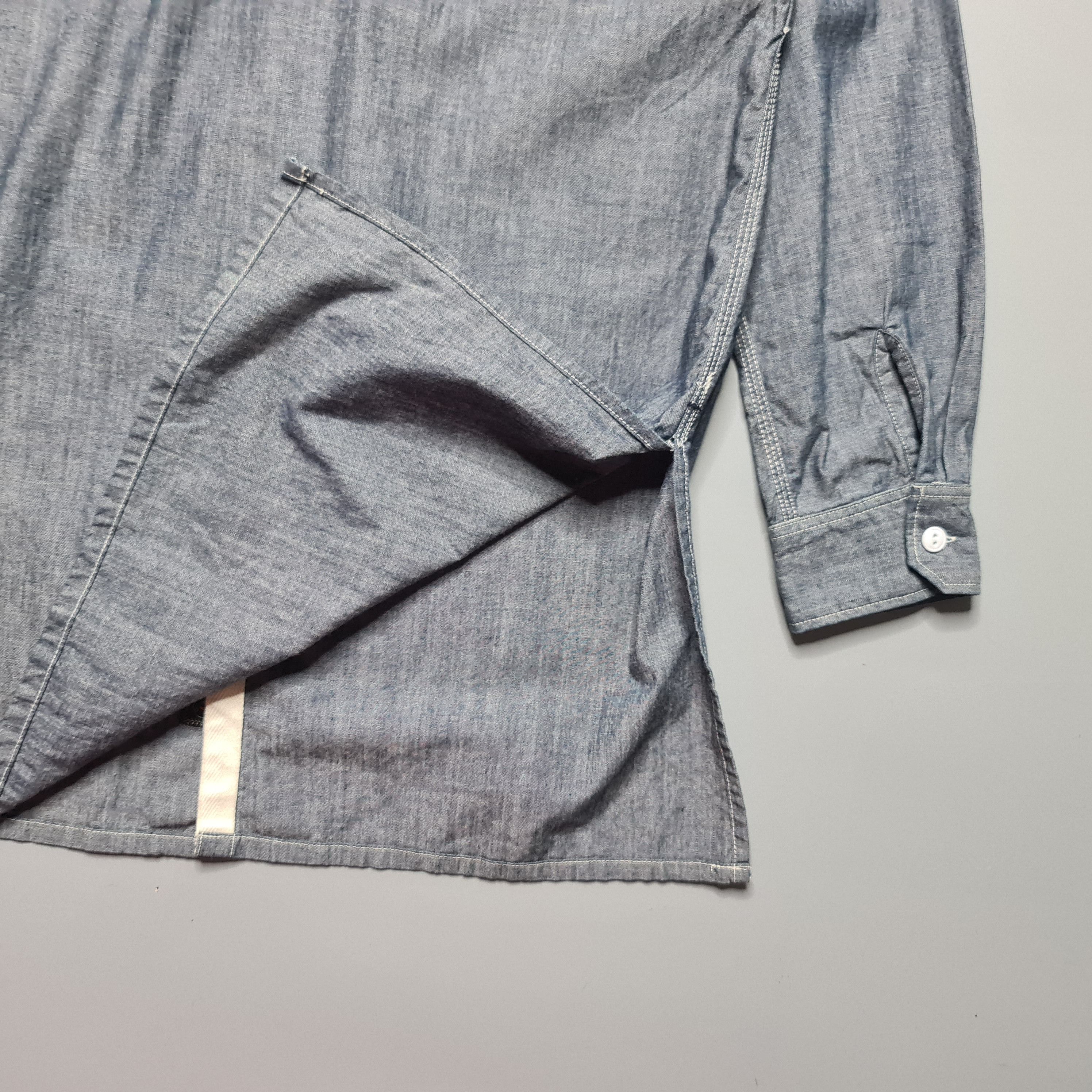 EG x Beams Plus - Cone Chambray - Long Work Shirt - 5