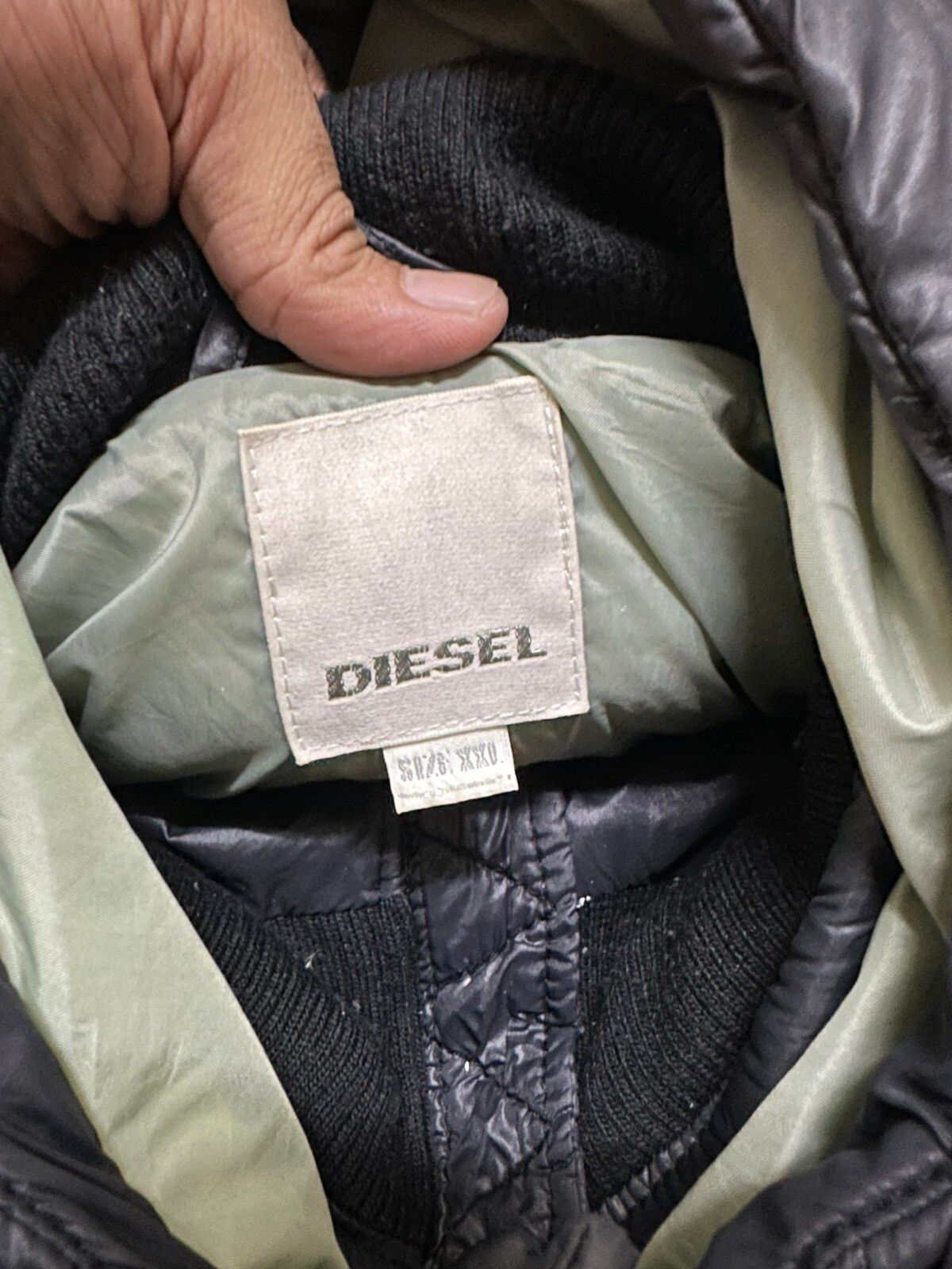 Diesel Puffer Jacket Design With Hoodie - 3