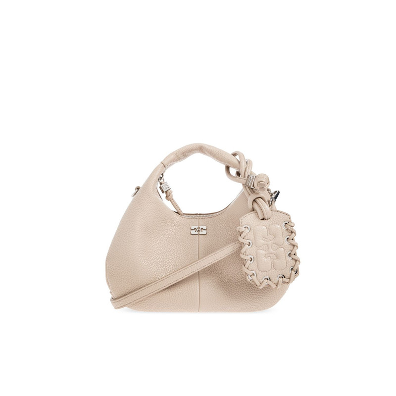 GANNI Hobo Mini Handbag Beige New & Authentic - 1