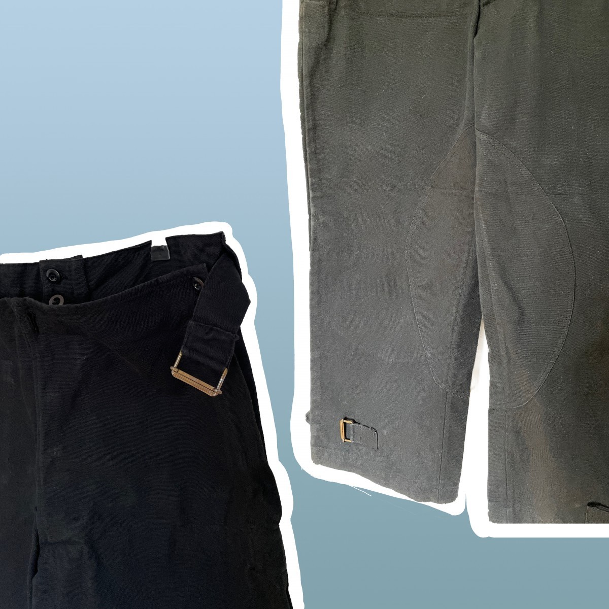 Military - French Army Motorcycle Over Pants (1940s) - 4