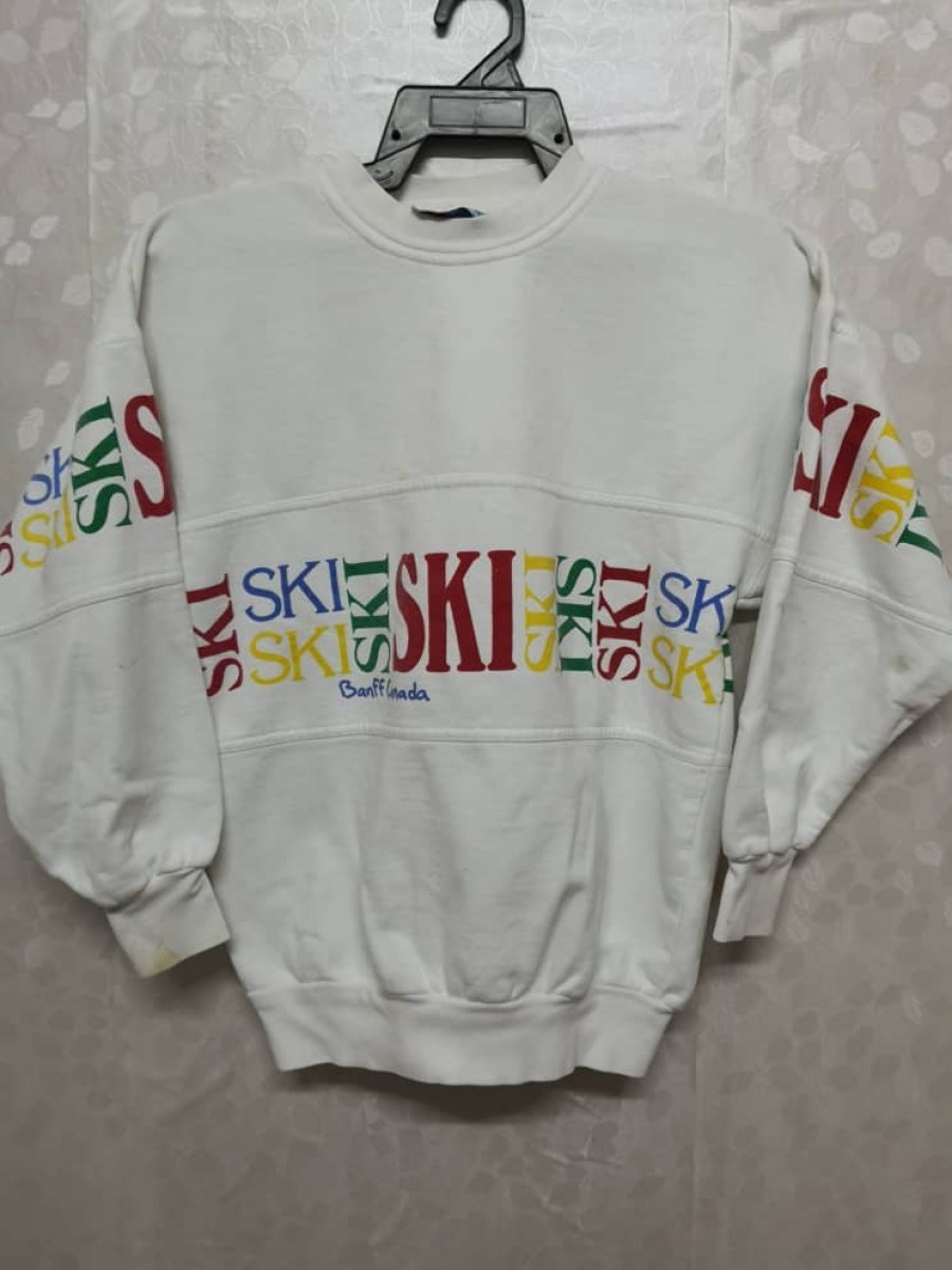 Canada - Multicolor Big Log SKI spellout Pullover - 1